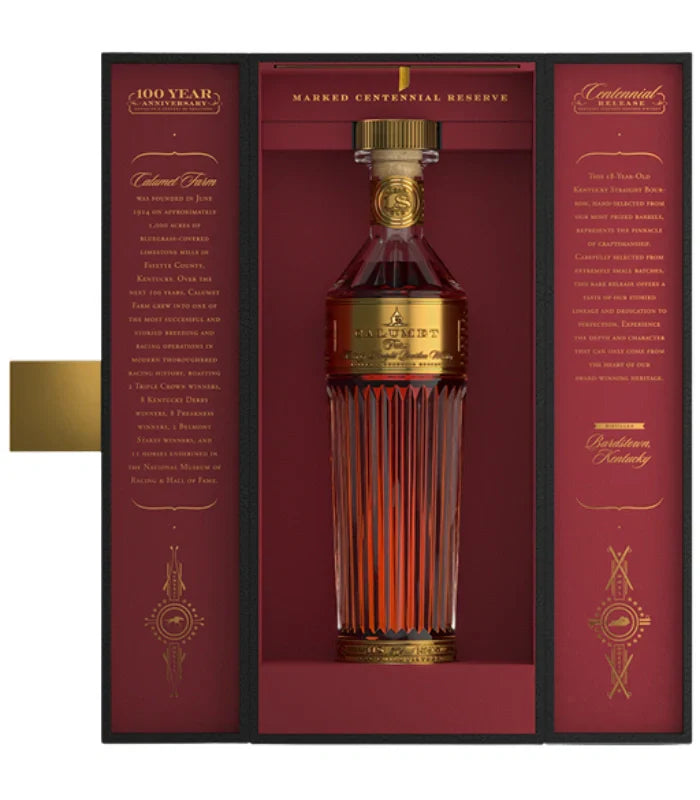 Calumet Farm 18 Year Bourbon Trophy Decanter 100th Anniversary Release