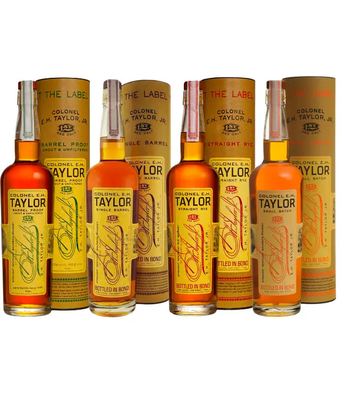 Colonel E.H. Taylor Barrel Proof, Single Barrel, Rye and Small Batch Bundle