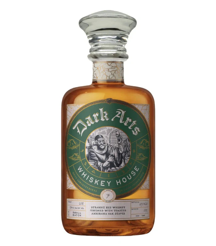 Dark Arts Straight Rye Whiskey Toasted Amburana Oak Stave Finish 750mL
