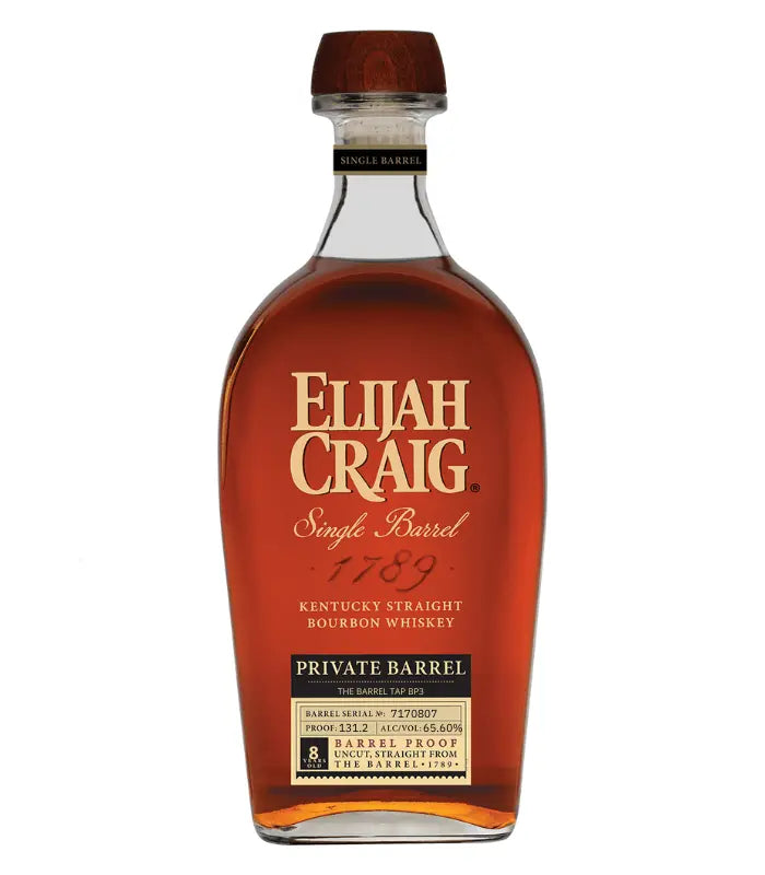 Elijah Craig Barrel Proof Single Barrel 'Bear 131.2 Proof' Private Select