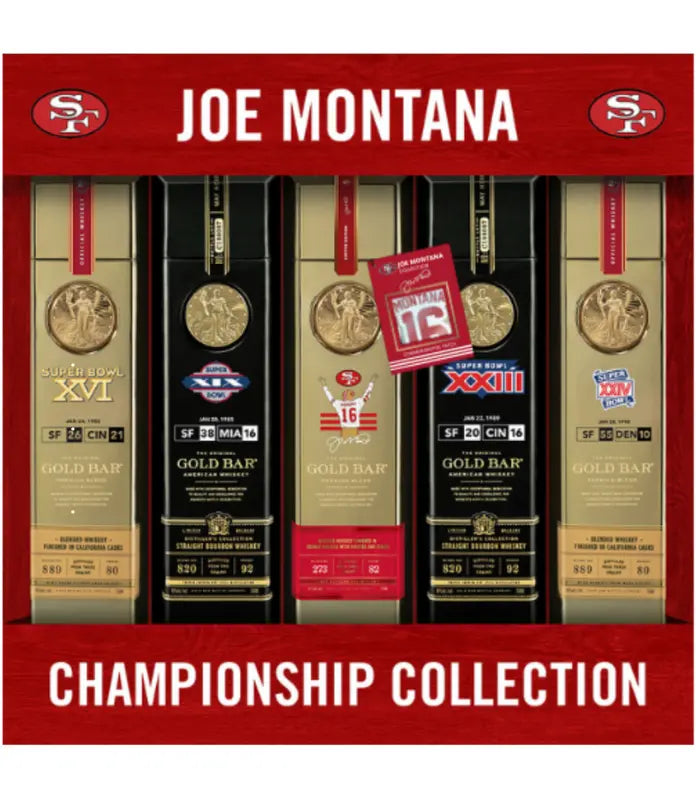 Gold Bar Joe Montana Championship Collection Gift Set