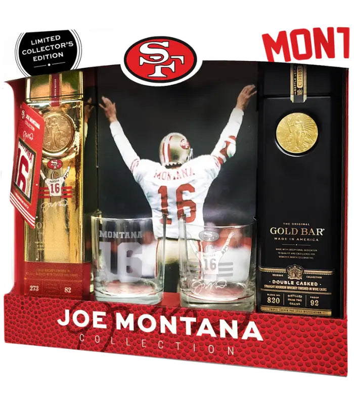 Gold Bar Joe Montana Season Kickoff Collection Gift Set