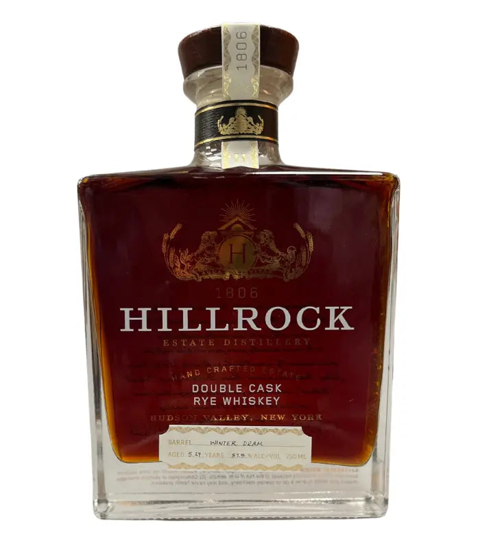 Hillrock Double Cask Rye Whiskey Winter Dram Tawny Port 750mL