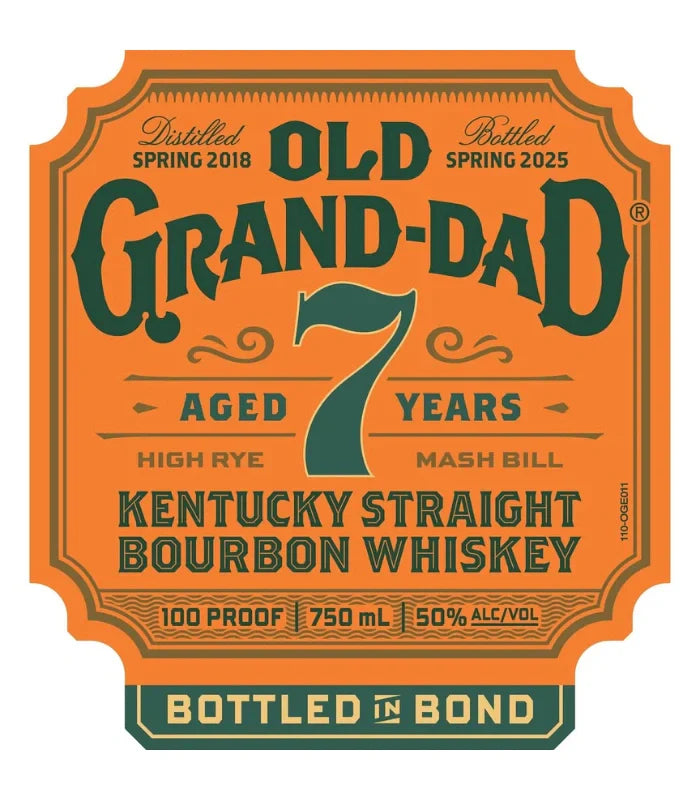 Old Grand Dad 7 Year Bottled-In-Bond Bourbon 750mL