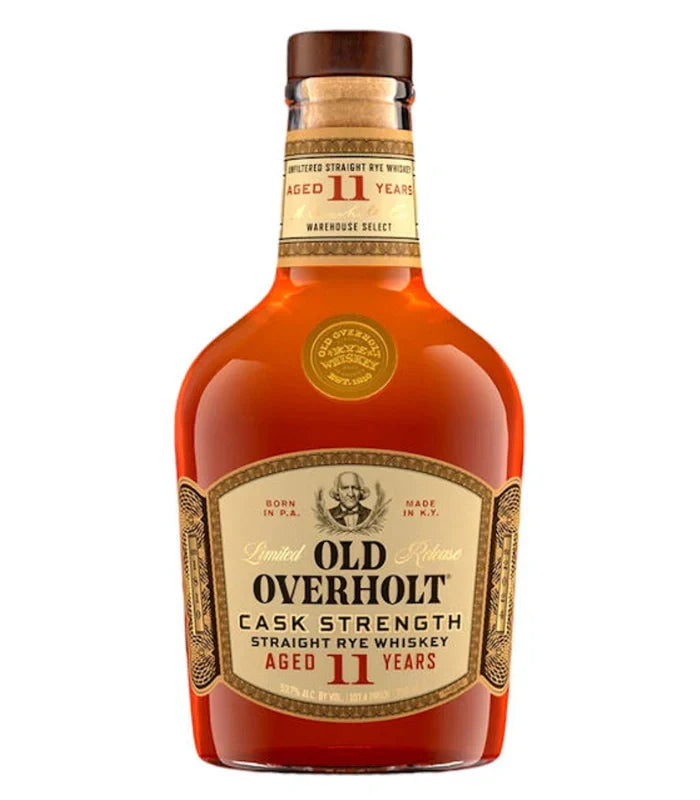 Old Overholt 11 Year Cask Strength Straight Rye Whiskey 750mL