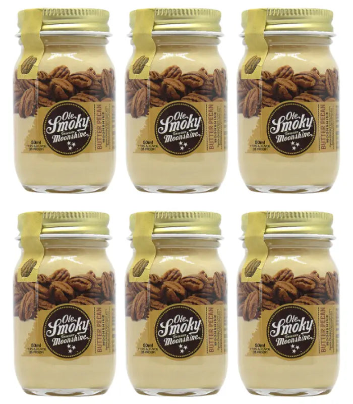 Ole Smoky Butter Pecan Moonshine Minis 6 x 50mL