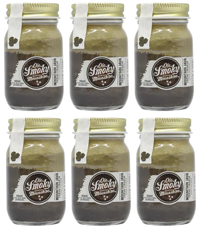 Ole Smoky Mountain Java Coffee Cream Moonshine Minis 6 x 50mL