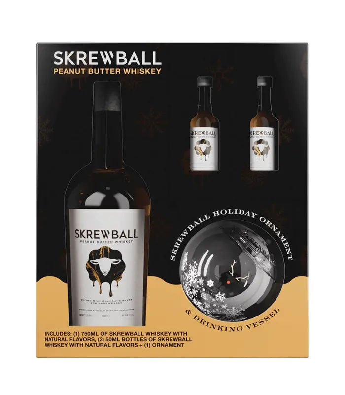 Skrewball Holiday Ornament Gift Set