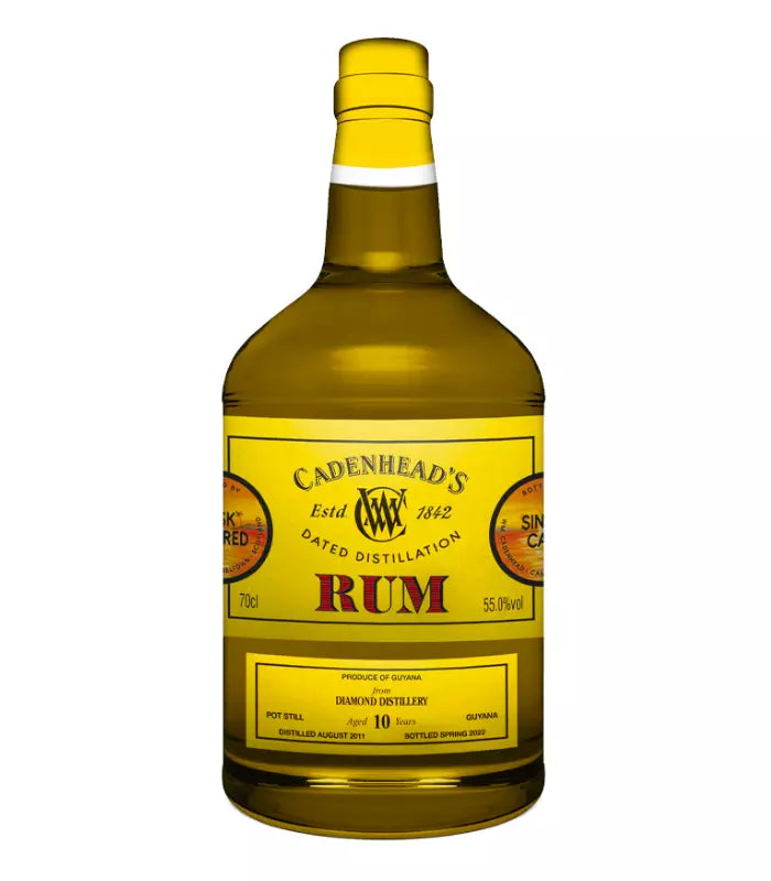 WM Cadenhead's 10 Year Rum Diamond Distillery 700mL