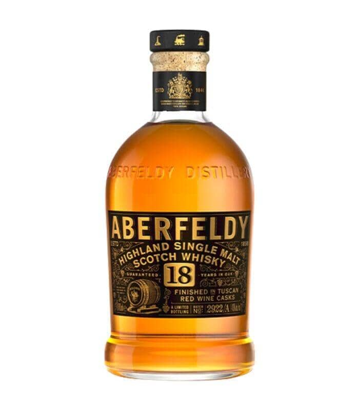 Buy Aberfeldy 18 Year Old Finished in Tuscan Red Wine Casks 2022 Limited Edition 750mL Online - The Barrel Tap Online Liquor Delivered