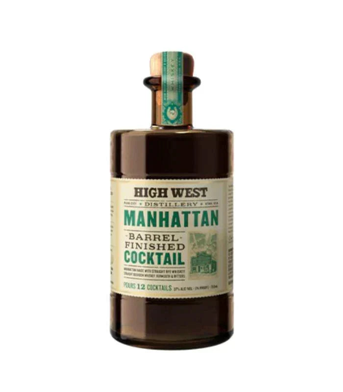 Buy High West Manhattan Barrel Finished Cocktail 375mL Online - The Barrel Tap Online Liquor Delivered