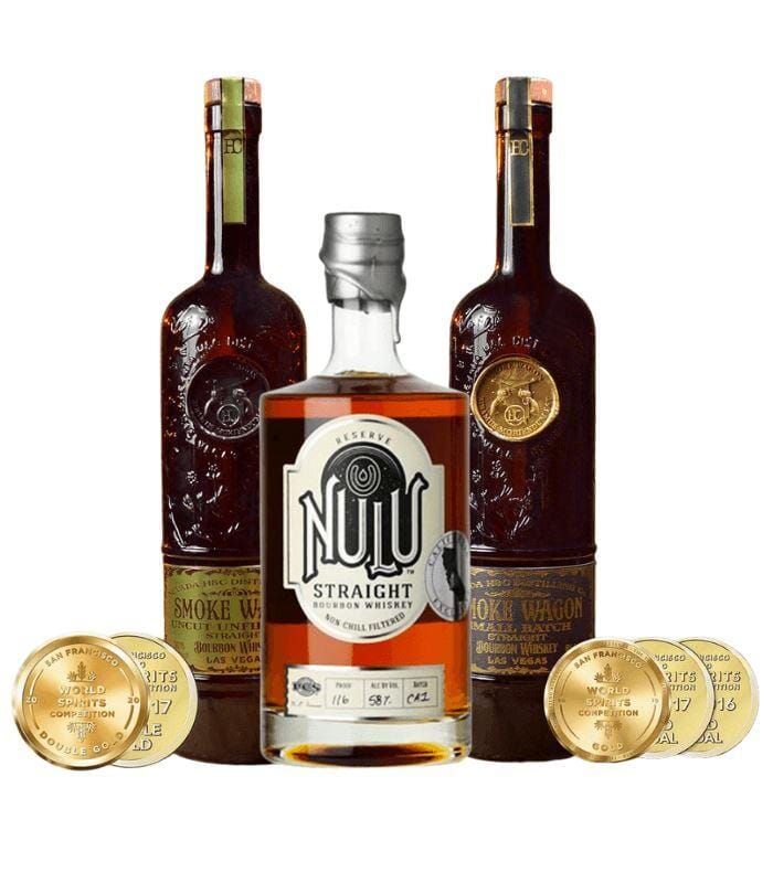 Buy Smoke Wagon & Nulu Bourbon Whiskey Bundle Online - The Barrel Tap Online Liquor Delivered