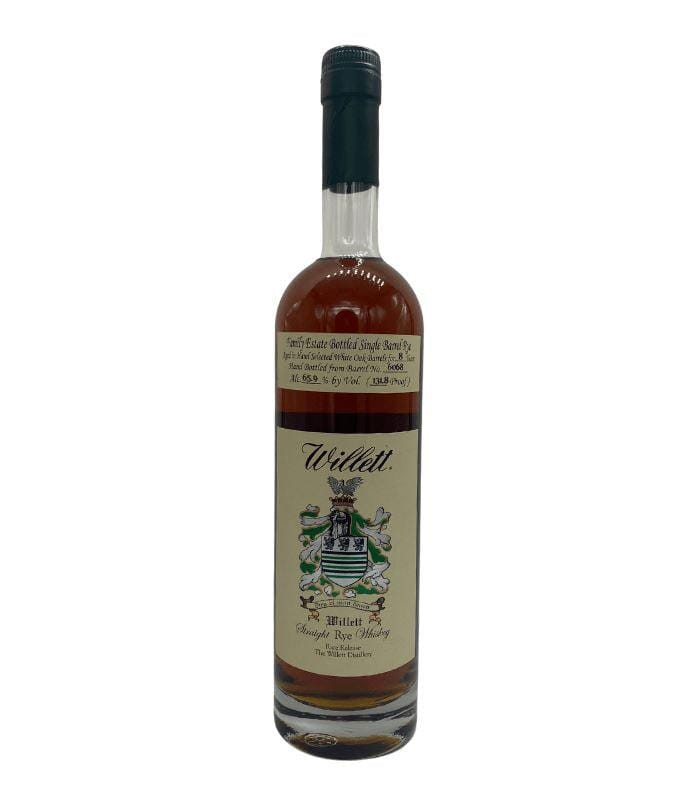 Buy Willett Family Estate 8 Year Old Single Barrel Rye #6068 Online - The Barrel Tap Online Liquor Delivered