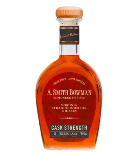 A. Smith Bowman Cask Strength 9 Year 135.1 Proof Batch 3 Virginia Straight Bourbon 750mL