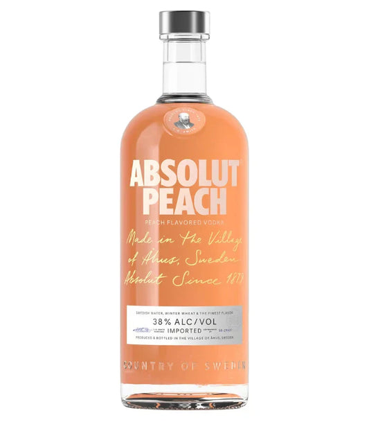 Buy Absolut Peach Vodka 750ml Online - The Barrel Tap Online Liquor Delivered