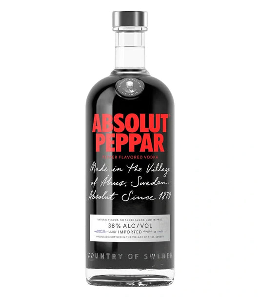 Buy Absolut Peppar Vodka 750mL Online - The Barrel Tap Online Liquor Delivered