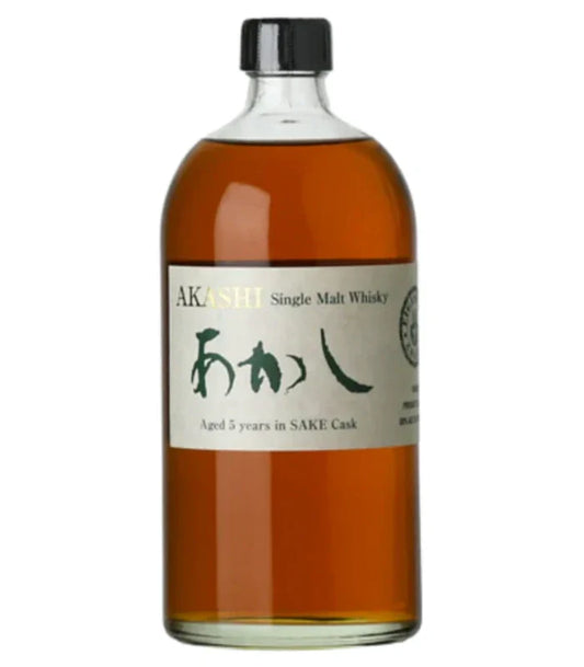 Akashi 5 Year Sake Cask Aged Japanese Single Malt Whisky 750mL