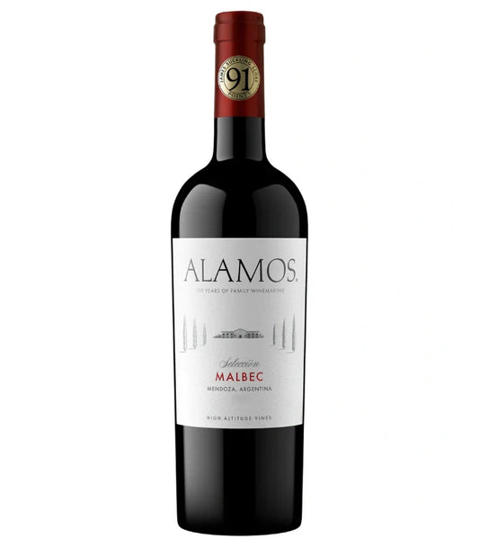 Buy Alamos Mendoza Argentina Seleccion Malbec Red Wine 750mL Online - The Barrel Tap Online Liquor Delivered