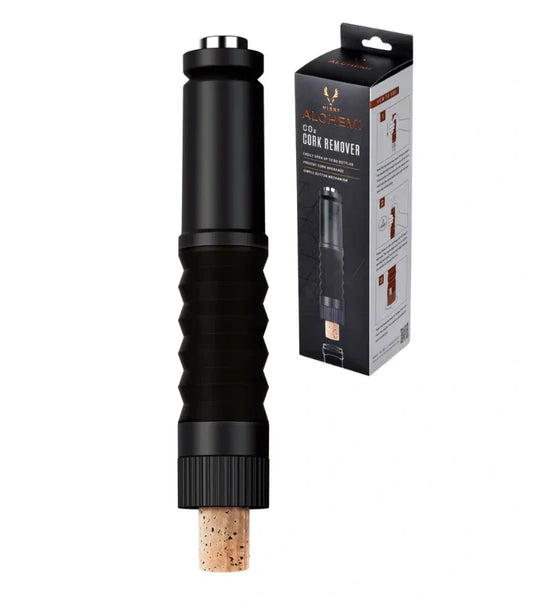 Alchemi CO2 Cork Remover in Black by Viski®