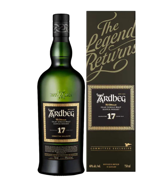 Ardbeg 17 Year Old Committee Exclusive Islay Single Malt Scotch Whisky 750mL