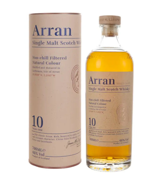 Arran 10 Year Old Single Malt Scotch Whisky 700mL