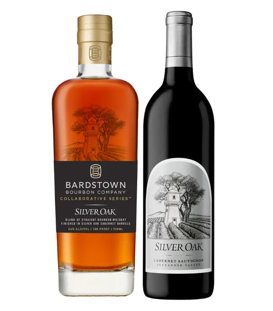 Bardstown Bourbon Company Silver Oak Finish & Silver Oak Alexander Valley Cabernet Sauvignon Bundle