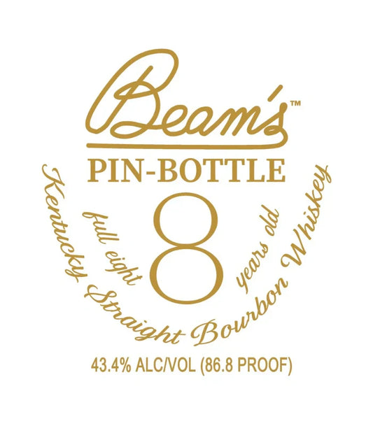 Beam's 8 Year Old Pin-Bottle Straight Bourbon 750mL