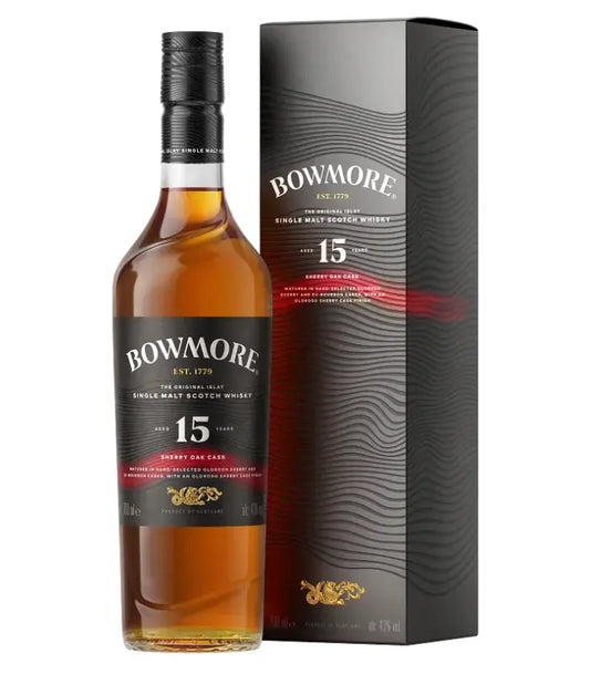 Bowmore 15 Year Sherry Oak Single Malt Scotch Whisky 700mL
