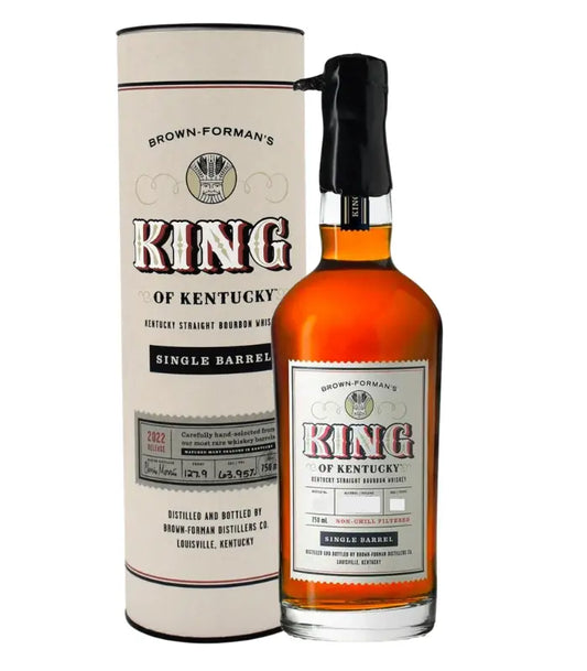 Brown Forman's King Of Kentucky 15 Year Old Bourbon 2022 Release Single Barrel #1 129 Proof