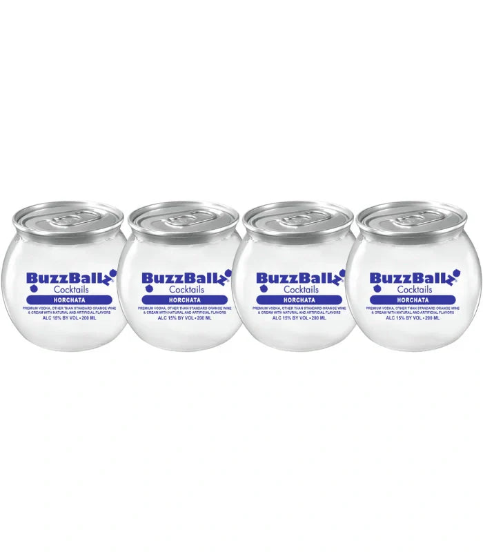 Buzzballz Horchata Pre-Mixed Cocktails 4-Pack