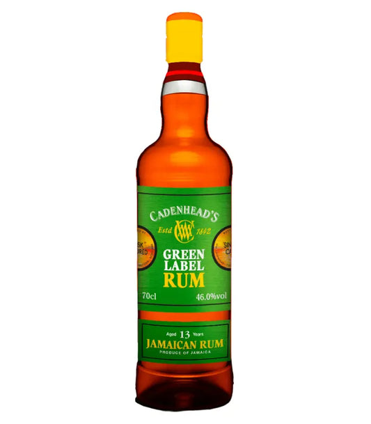 WM Cadenhead's Green Label 13 Year Jamaican Rum 700mL