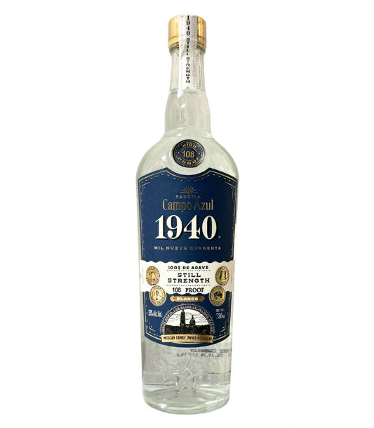 Campo Azul 1940 Tequila Blanco Still Strength 750mL