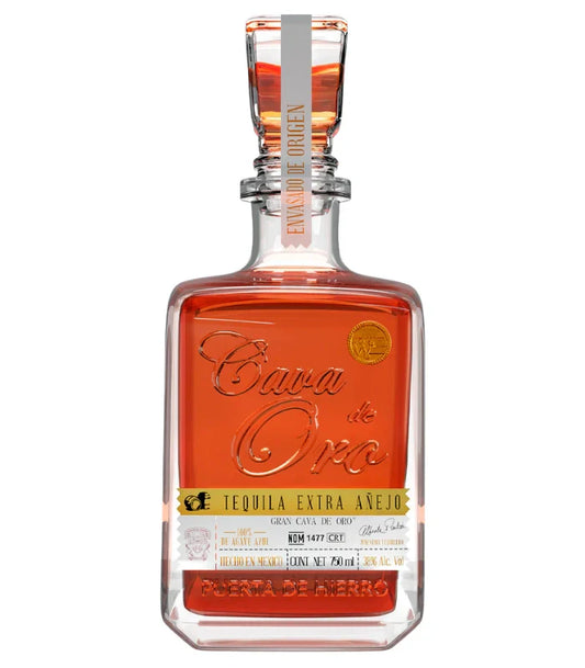 Cava De Oro Extra Anejo Tequila 750mL