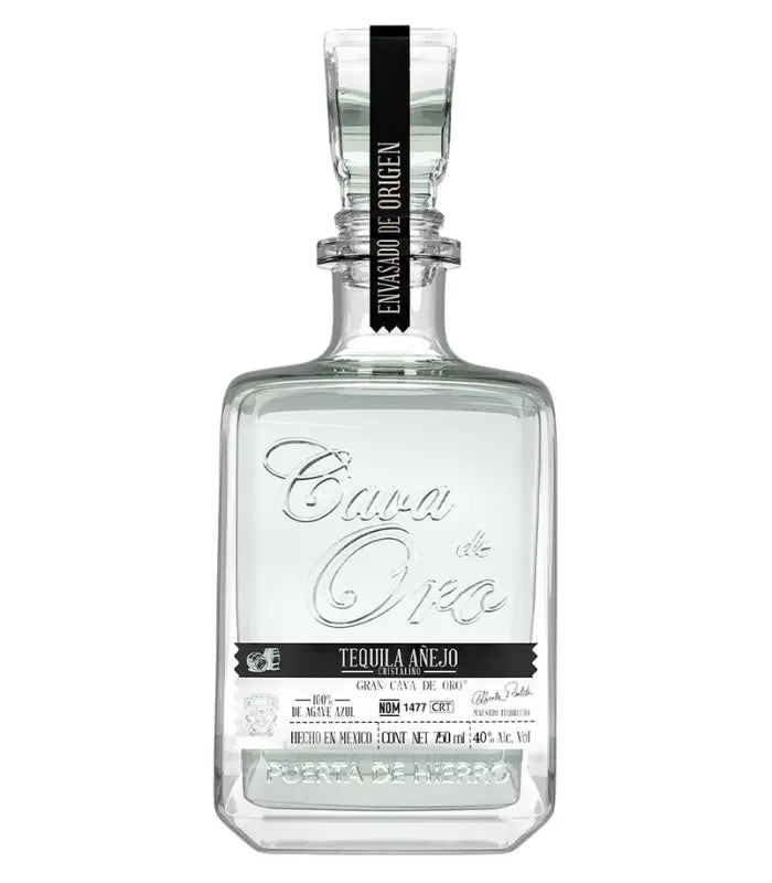 Cava De Oro Tequila Anejo Cristalino 750mL