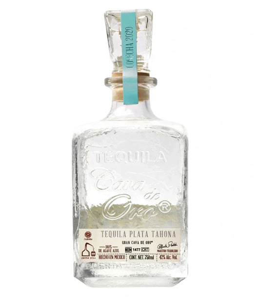 Buy Cava De Oro Tequila Plata Tahona 750mL Online - The Barrel Tap Online Liquor Delivered