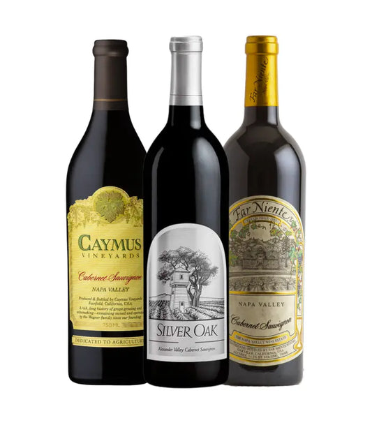 Caymus, Silver Oak, Far Niente Cabernet Sauvignon Bundle