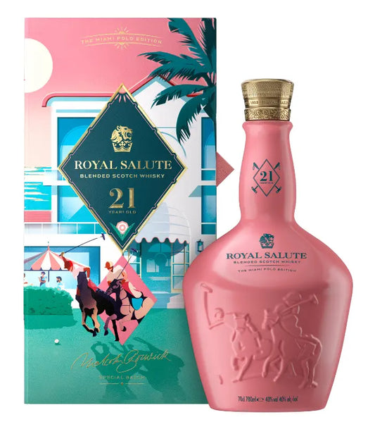 Chivas Royal Salute 21 Year Miami Polo Edition Scotch Whisky 700mL
