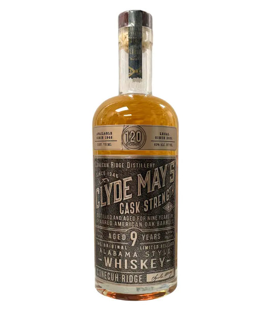 Clyde May's 9 Year Cask Strength Alabama Whiskey 120 Proof