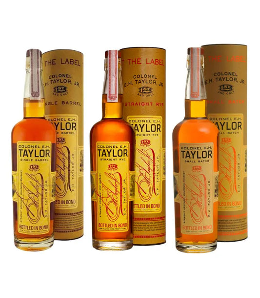 Colonel E.H. Taylor Single Barrel, Rye, and Small Batch Bundle