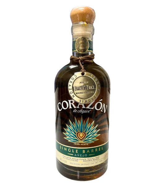 Corazon Single Barrel Añejo Aged in Buffalo Trace Bourbon Barrels 750mL
