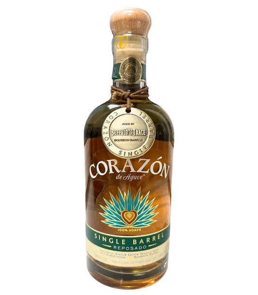 Corazon Single Barrel Reposado Aged in Buffalo Trace Bourbon Barrels 750mL