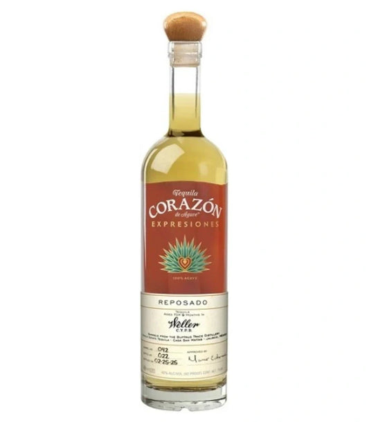 Corazón Weller C.Y.P.B. Expresiones Tequila Reposado 750mL