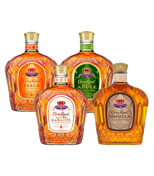 Crown Royal 4 Flavor Series Bundle