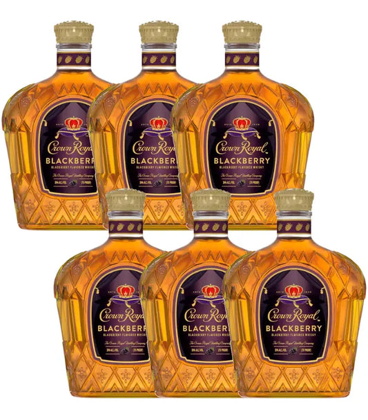 Crown Royal Blackberry 6-Pack Bundle