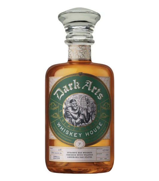 Dark Arts Straight Rye Whiskey Toasted Amburana Oak Stave Finish 750mL