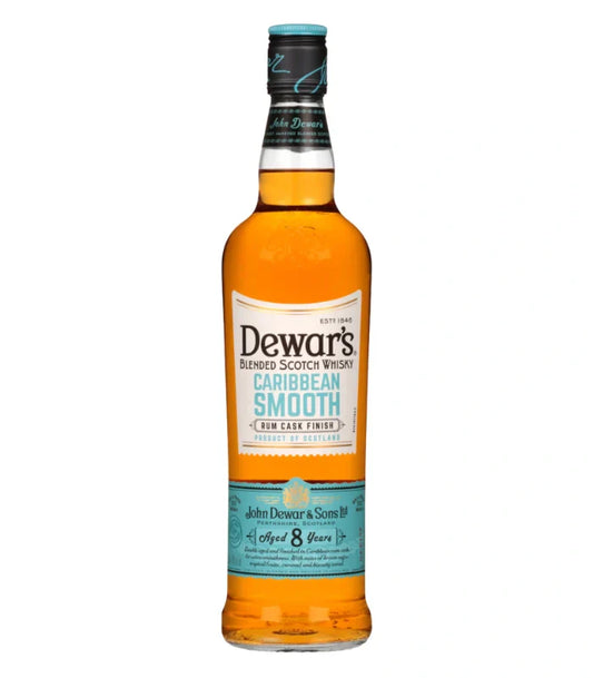 Dewar’s 8 Year Caribbean Smooth Rum Cask Finish Scotch Whisky 750mL