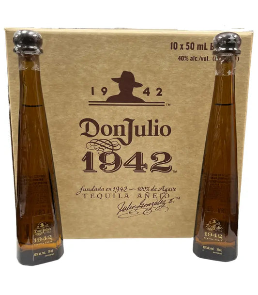 Don Julio 1942 Shooter 50mL 10-Pack Box