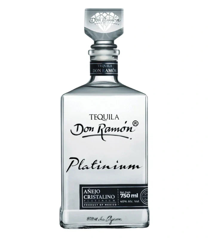 Don Ramon Platinum Tequila Añejo Cristalino 750mL
