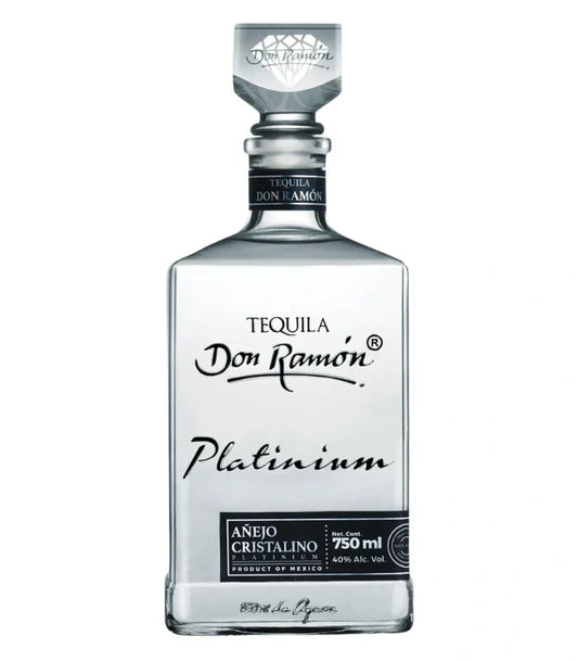Don Ramon Platinum Tequila Añejo Cristalino 750mL