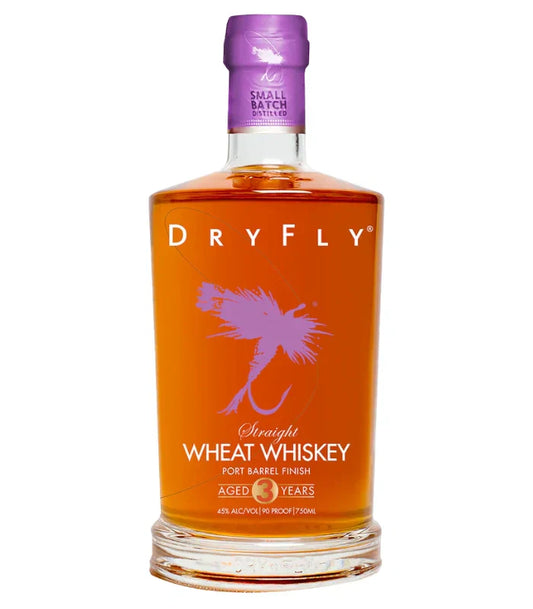 Dry Fly Straight Wheat Whiskey Port Barrel Finish 750mL
